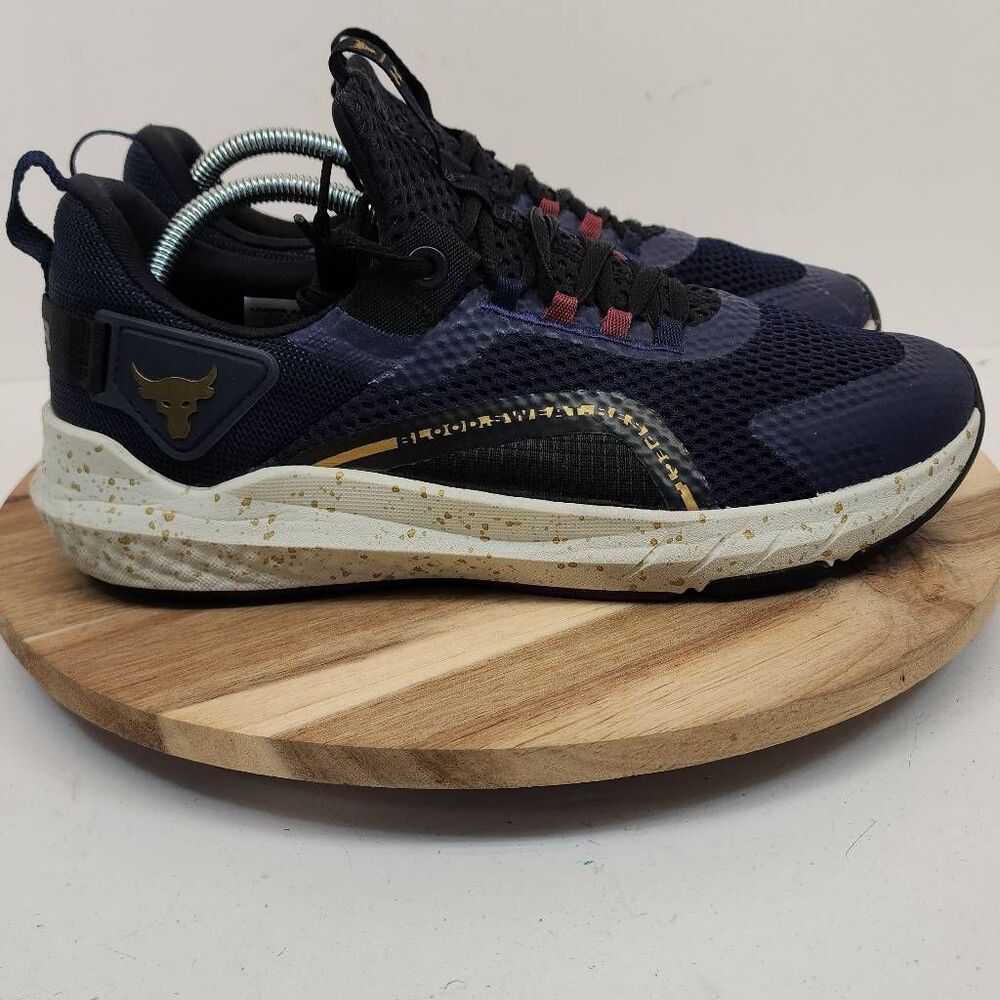 Under Armour UA Project Rock BSR 3 Training Sneaker Blue Mens Size 9.5